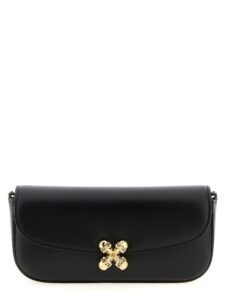 Black Calfskin Crossbody Bag