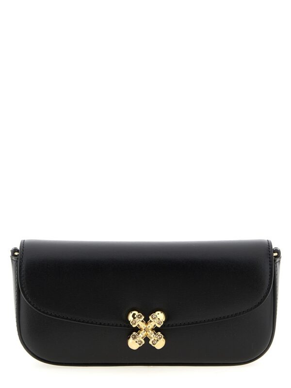 Black Calfskin Crossbody Bag