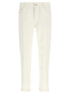 White Cotton Jeans Denim
