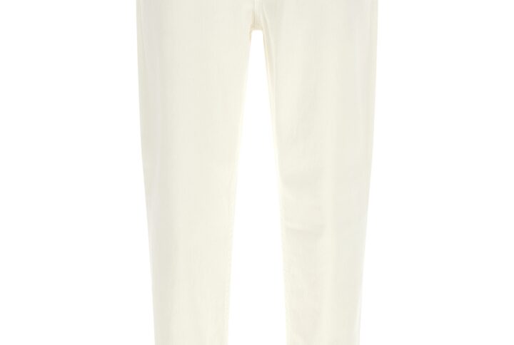 White Cotton Jeans Denim | Jag Couture London – New York