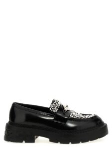 Black Calfskin Slip-On Loafers