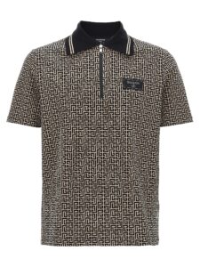 Bicolor Cotton Polo Shirt