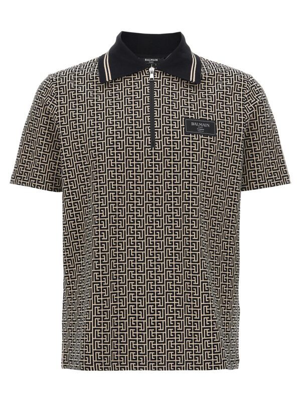 Bicolor Cotton Polo Shirt