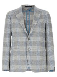 Blue Cotton Blazer