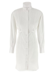 White Cotton Midi Dress