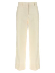 White Wool Dress Pants