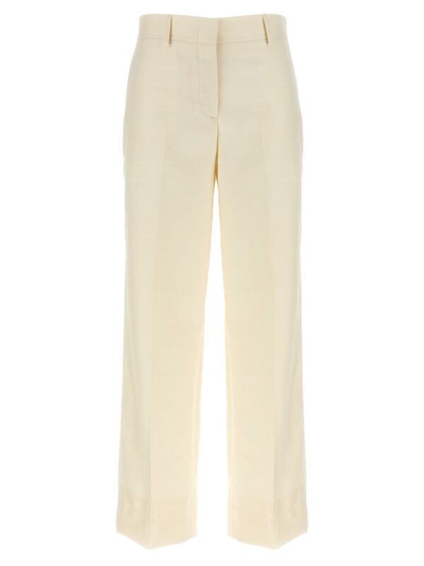 White Wool Dress Pants