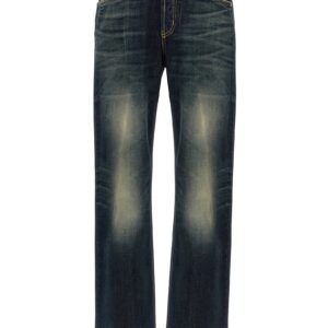 Blue Cotton Jeans Denim