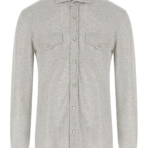 Gray Cotton Blouse