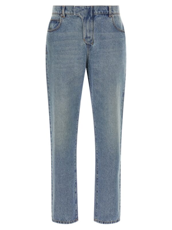 Blue Cotton Jeans Denim