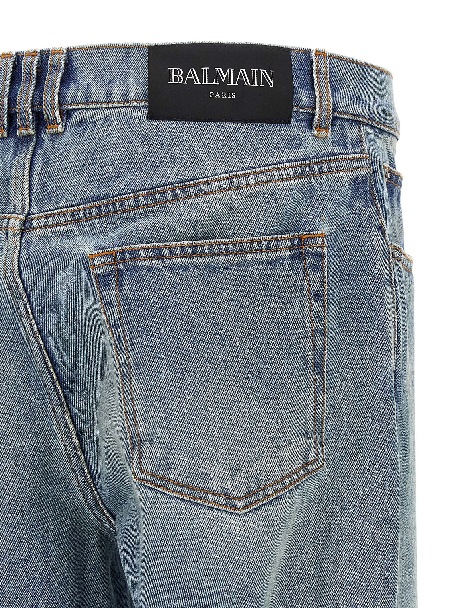 Blue Cotton Jeans Denim