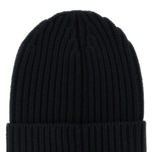Black Wool Beanie