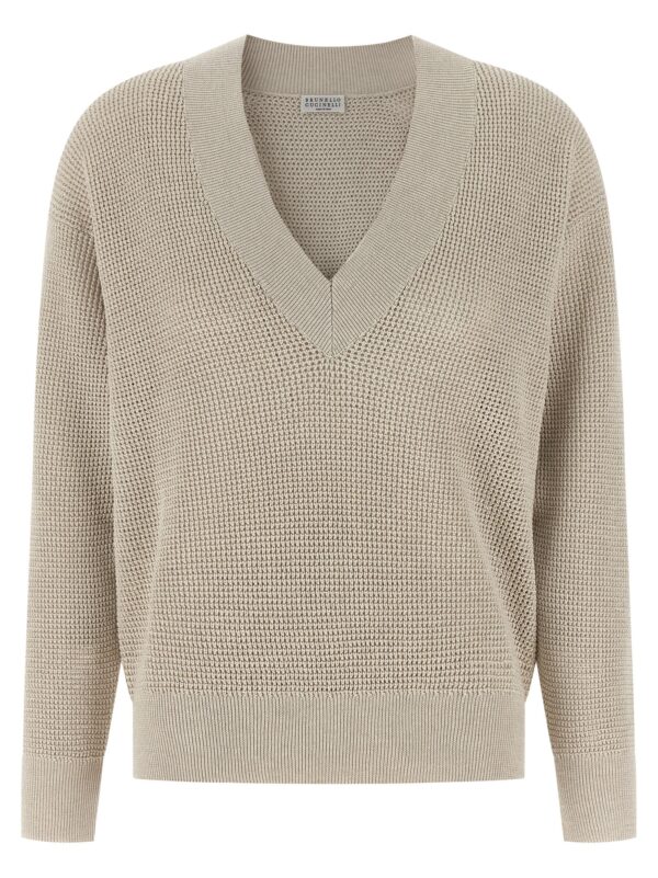 Beige Cotton Cardigan