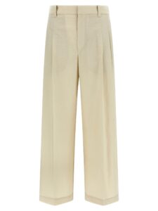 White Cotton Dress Pants
