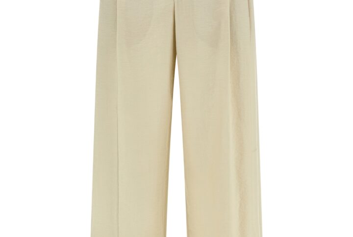 White Cotton Dress Pants | Jag Couture London – New York