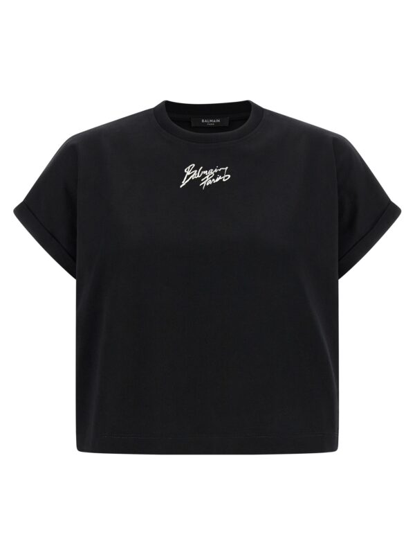 Black Cotton T-Shirt