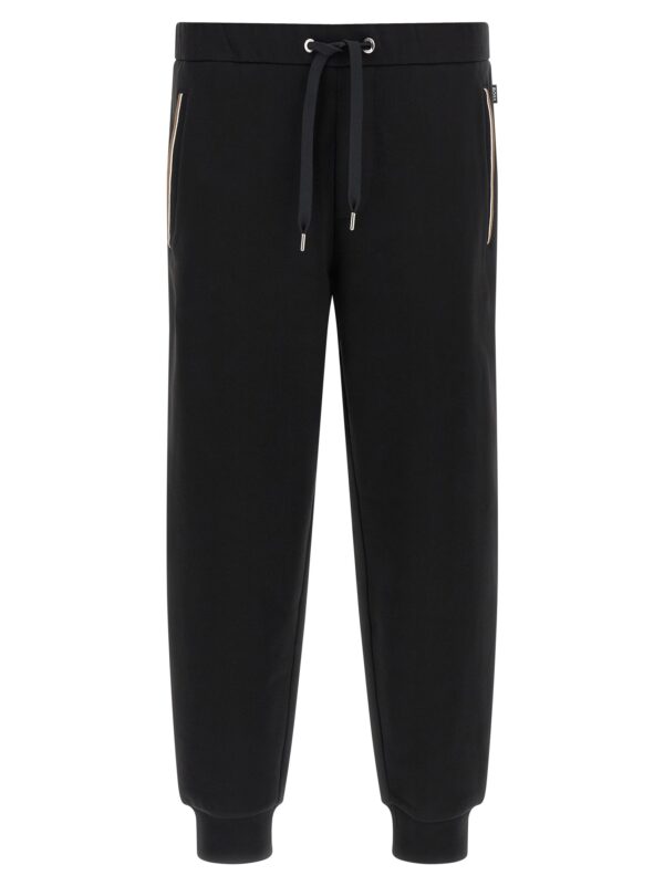 Black Cotton Joggers (Workout Pants)