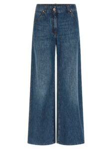 Blue Cotton Relaxed Fit Jeans