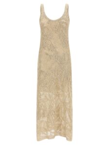 Beige Linen Long Dress