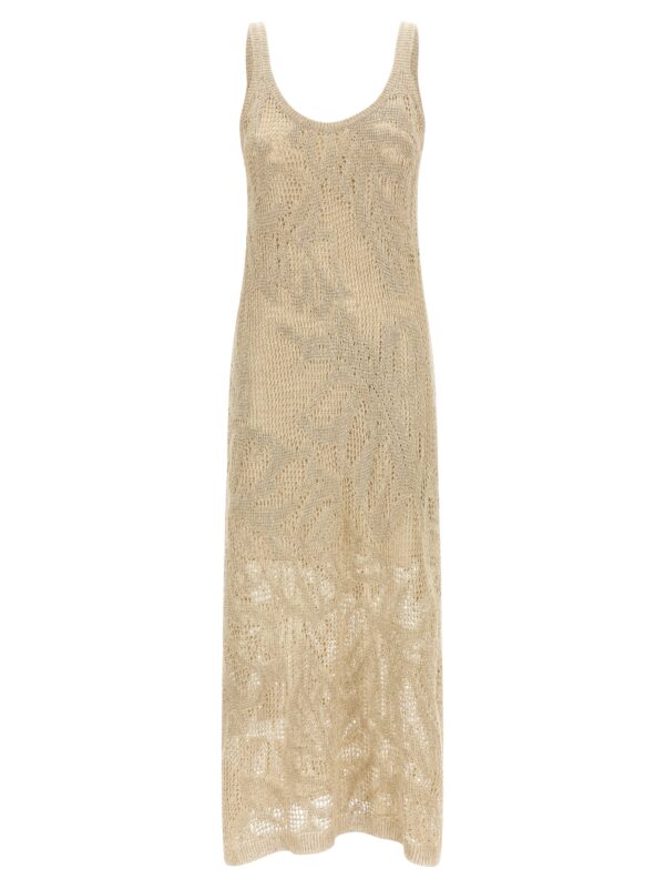 Beige Linen Long Dress