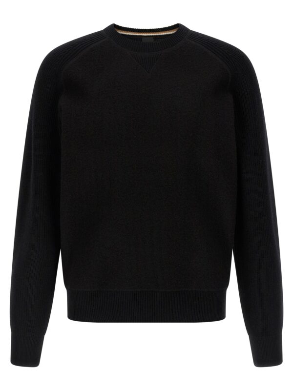 Black Virgin Wool Cardigan