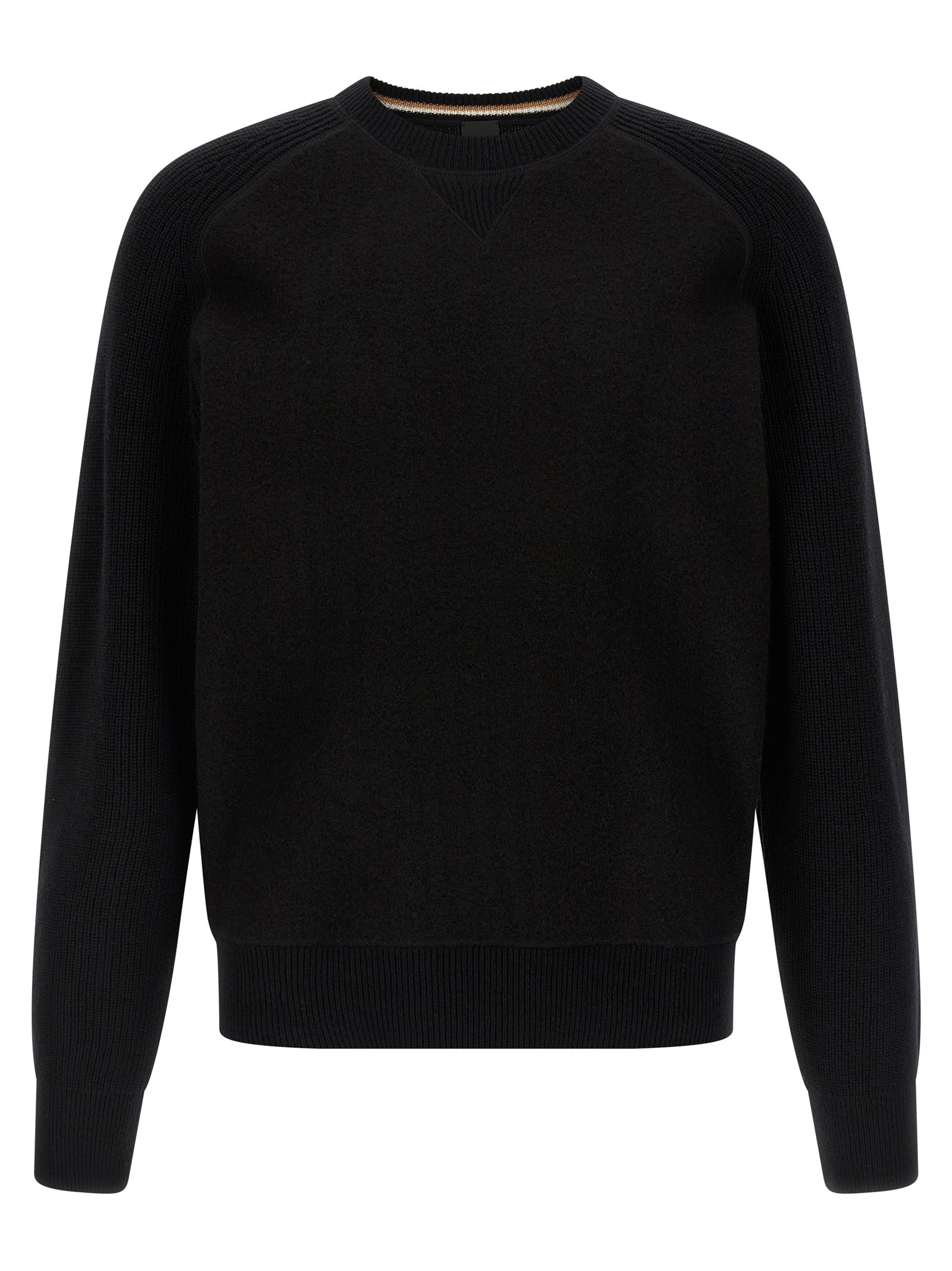 Black Virgin Wool Cardigan