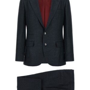 Blue Silk Two-Piece Suit | Jag Couture London – New York