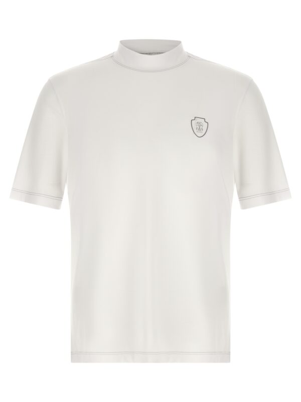 White Polyamide T-Shirt
