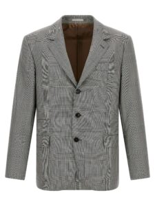 Gray Virgin Wool Blazer