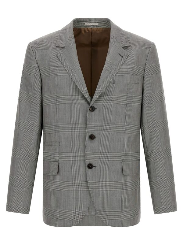 Gray Virgin Wool Blazer
