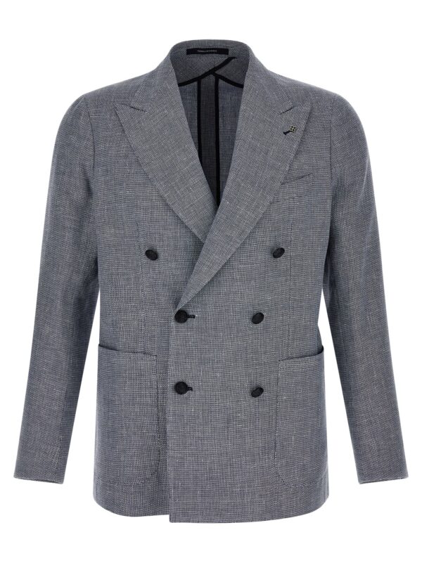 Blue Linen Blazer