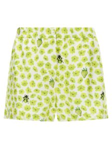 Multicolor Silk Bermuda Shorts