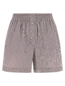 Bordeaux Cotton Bermuda Shorts