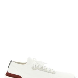 White Polyethylene Athletic Sneakers | Jag Couture London – New York