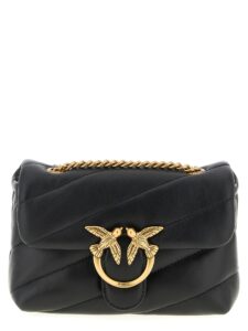 Black Lamb Leather Crossbody Bag
