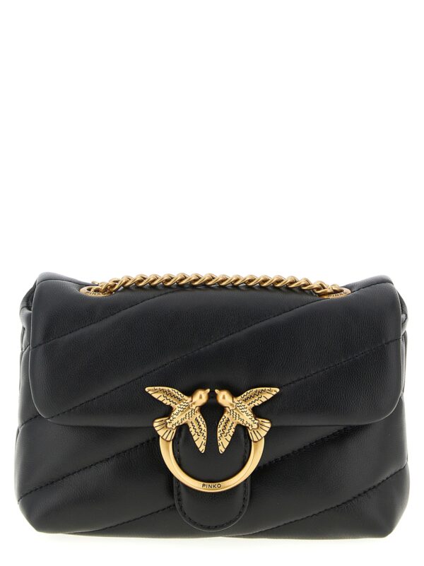 Black Lamb Leather Crossbody Bag