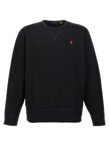 Black Cotton Sweatshirt