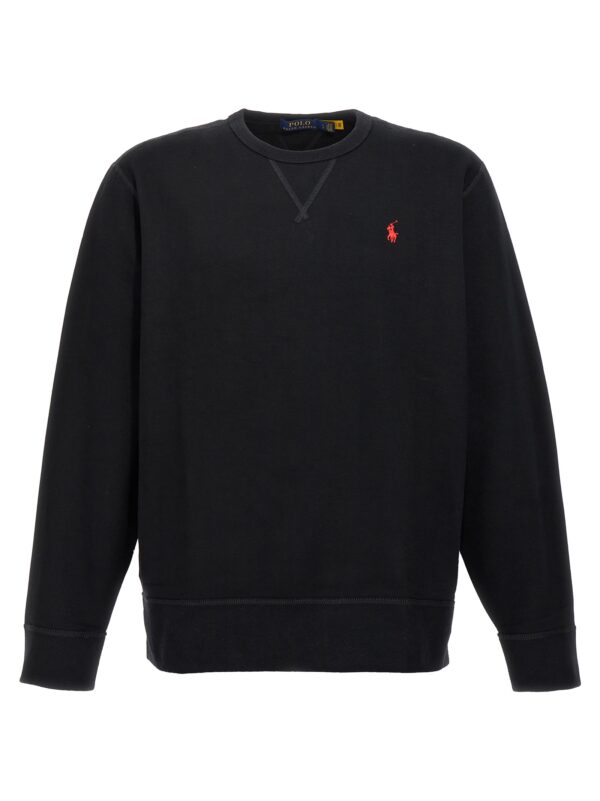 Black Cotton Sweatshirt