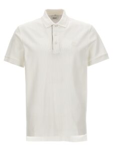 White Cotton Polo Shirt