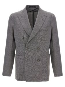 Gray Virgin Wool Blazer