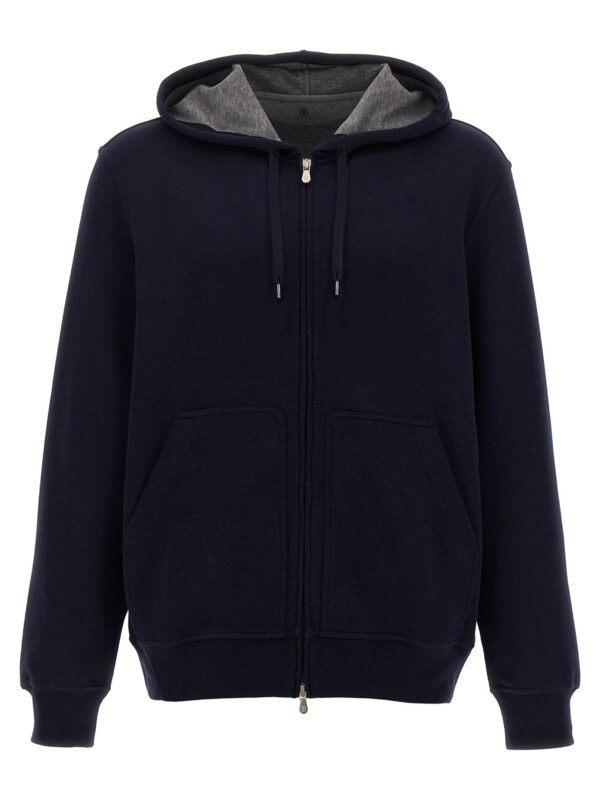 Blue Cotton Sweatshirt