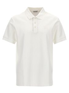 White Cotton Polo Shirt