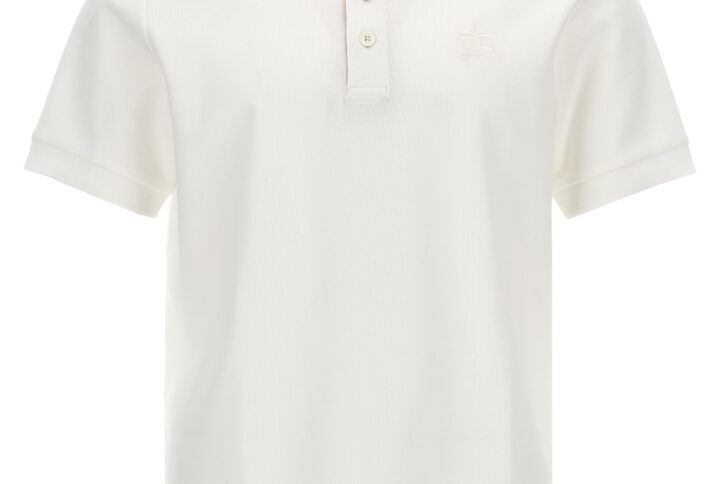 White Cotton Polo Shirt | Jag Couture London – New York