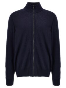 Blue Wool Cardigan
