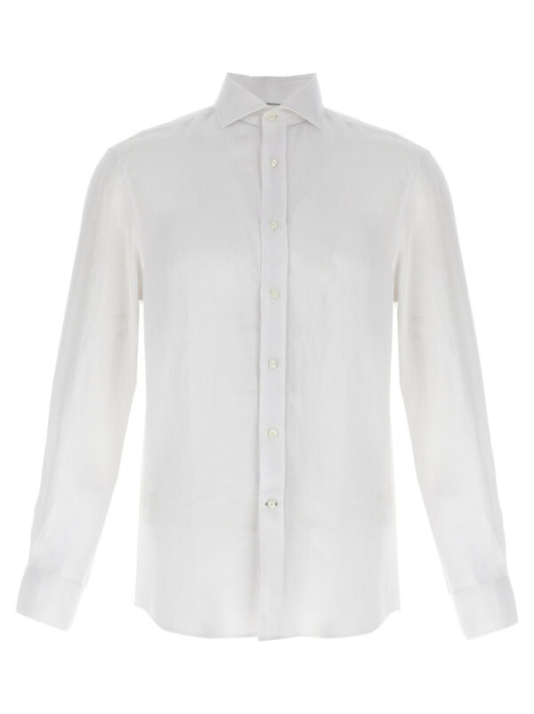 White Linen Blouse