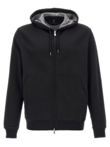 Black Cotton Sweatshirt
