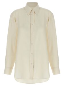 White Silk Blouse