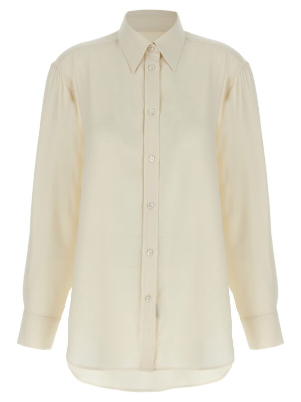 White Silk Blouse