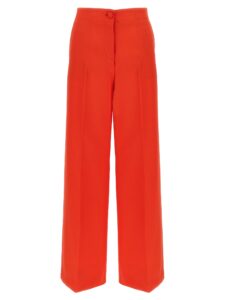 Red Wool Pants