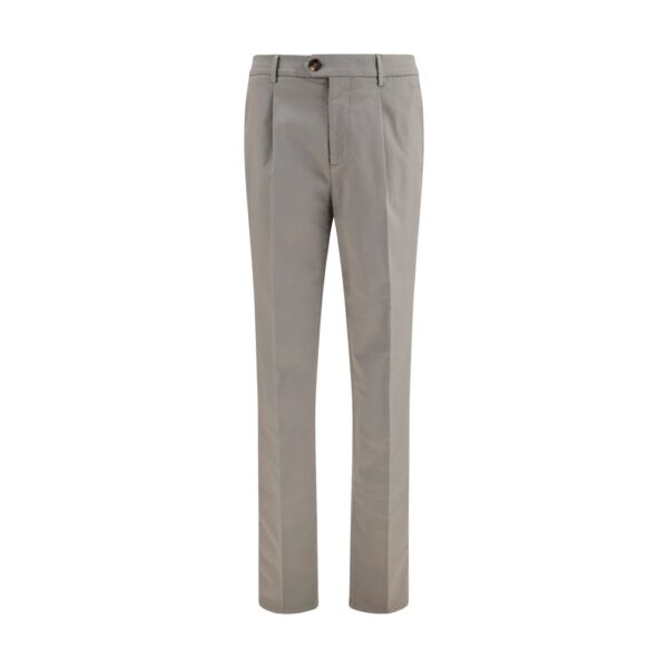 Bicolor Cotton Chino Pants